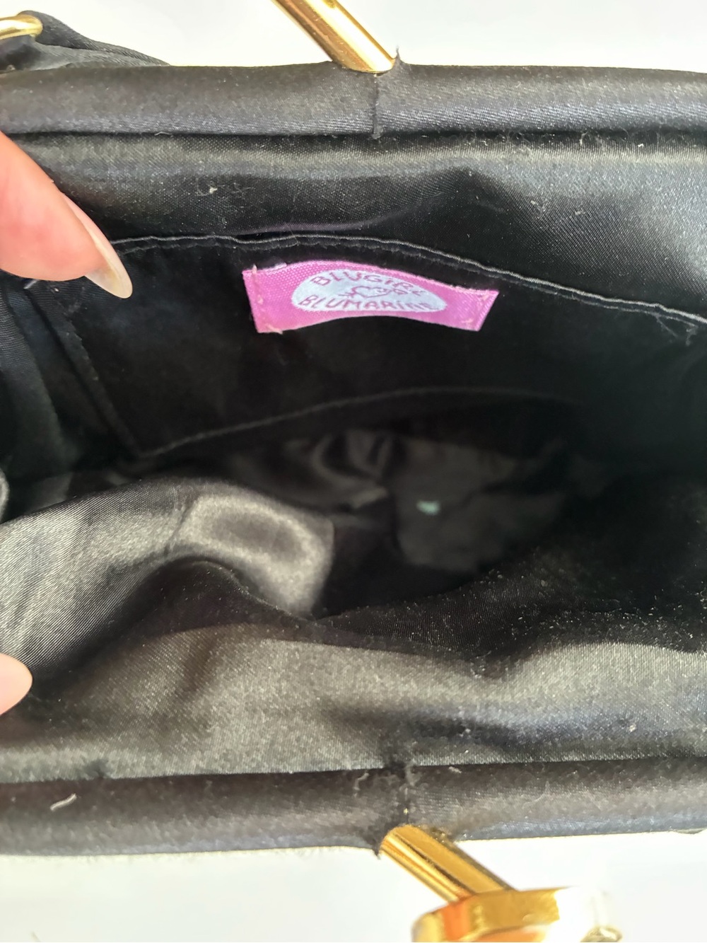 Y2K BLUGIRL BLUMARINE Satin Bag - Picture 7 of 8